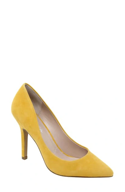 Shop Charles By Charles David Maxx Pointed Toe Pump In Mustard