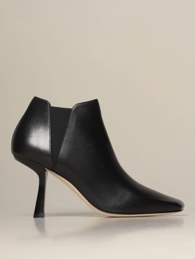 Shop Jimmy Choo Ankle Boots In Leather In Black
