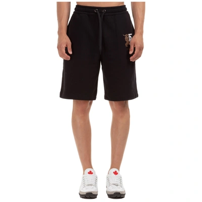 Shop Burberry Men's Shorts Bermuda In Black