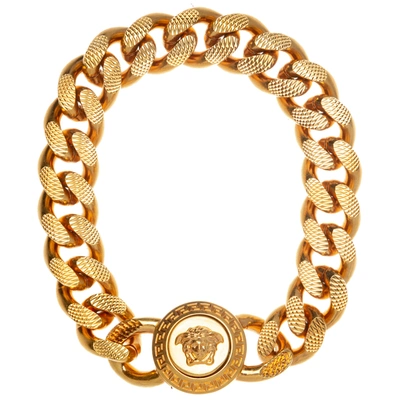 Shop Versace Men's Bracelet  Medusa In Gold