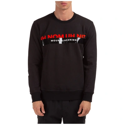 Shop Ih Nom Uh Nit Men's Sweatshirt Sweat  Mounteneering Logo In Black