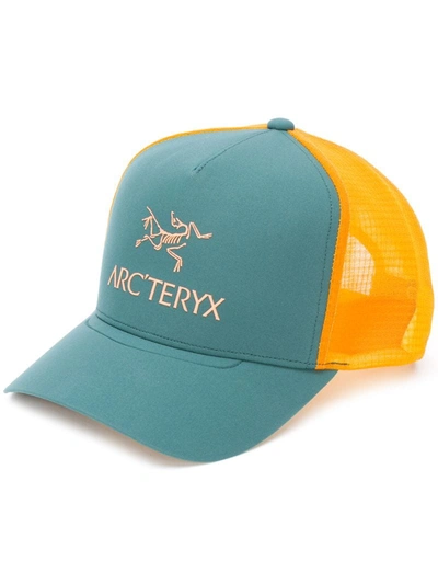 Shop Arc'teryx Baseballkappe Mit Logo-stickerei In Blue