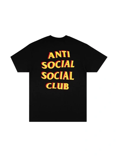 Shop Anti Social Social Club 2d Print T-shirt In Black
