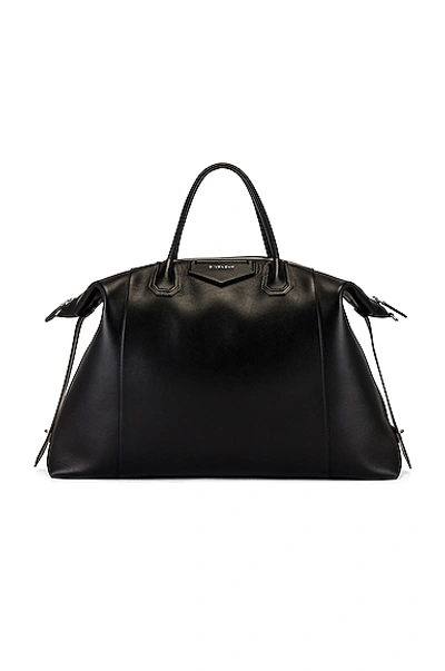 Shop Givenchy Antigona Maxi Bag In Black