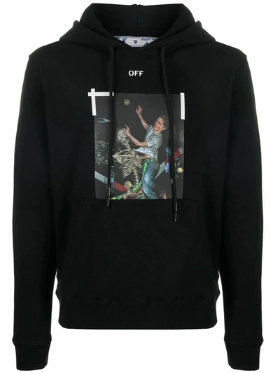 Shop Off-white Men's Black Cotton Sweatshirt