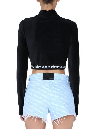 Shop Alexander Wang T T By Alexander Wang Women's Black Sweatshirt