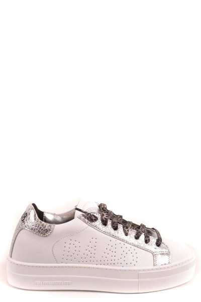 Shop P448 Women's White Leather Sneakers