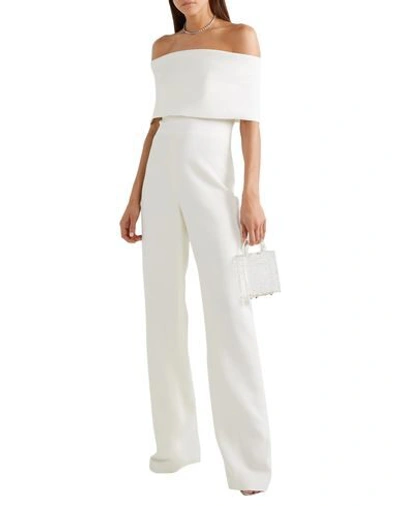 Lela rose sales white jumpsuit