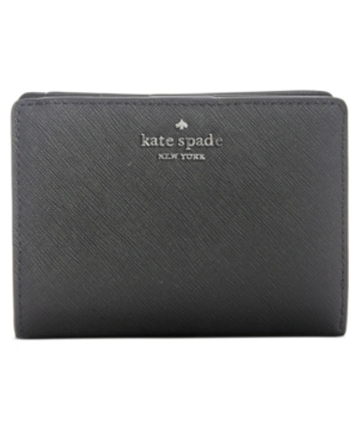 Shop Kate Spade New York Newbury Lane Cara Bifold Wallet In Black