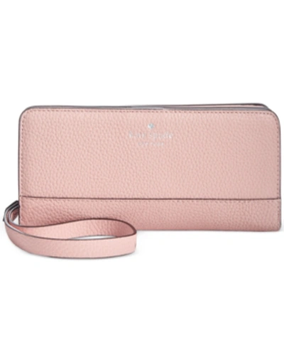 Shop Kate Spade New York Southport Avenue Mandy Continental Wallet In Rosy Cheeks