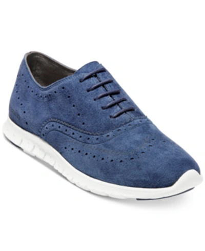 Shop Cole Haan Women's Zerogrand Wing Oxford Ii Sneakers In Blazer Blue