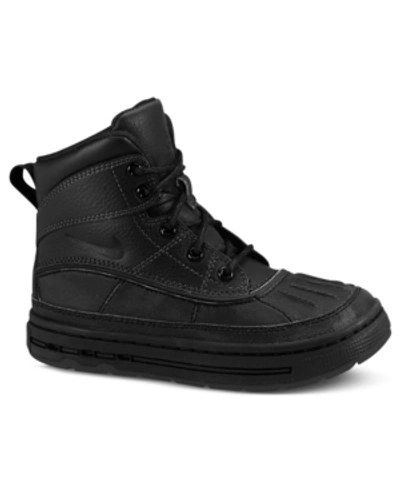 Shop Nike Little Boys Woodside 2 High Top Boots From Finish Line In Black