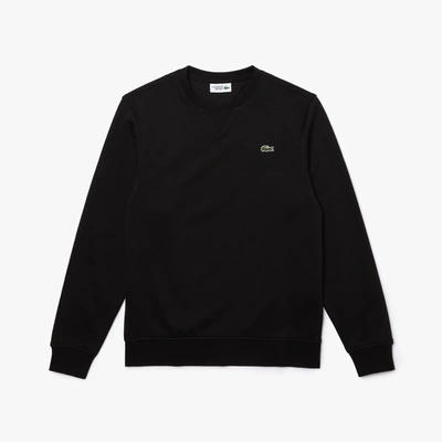 Shop Lacoste Men's Sport Cotton Blend Fleece Sweatshirt - 3xl - 8 In Black