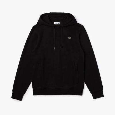 Shop Lacoste Men's Sport Fleece Hoodie - S - 3 In Black