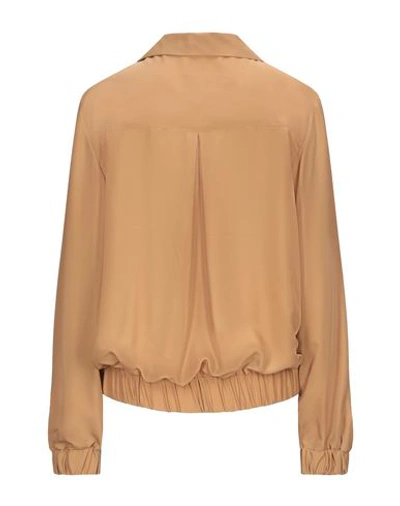 Shop Alysi Suit Jackets In Camel