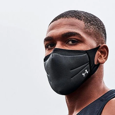 Shop Under Armour Sportsmask Face Mask In Black