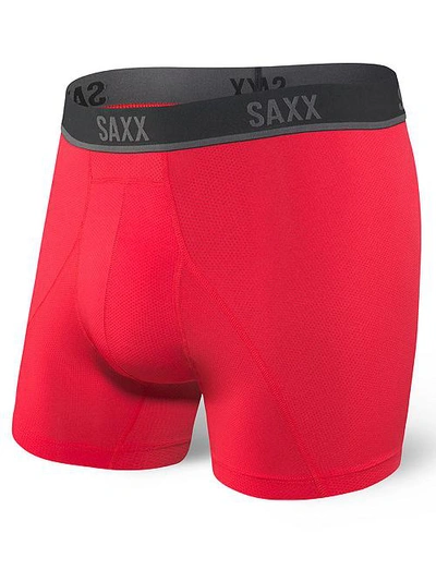 Shop Saxx Kinetic Hd Boxer Brief In Red