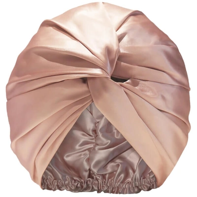 Shop Slip Pure Silk Turban (various Colours) In Pink