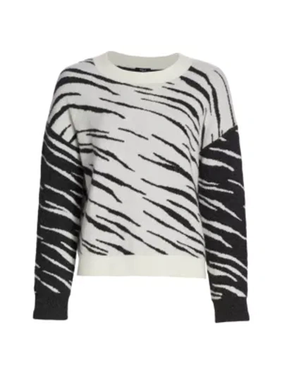 Shop Rails Lana Tiger Sweater In Mixed Abstract Tiger
