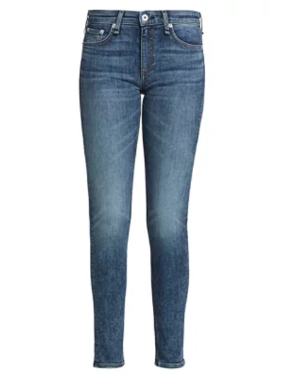 Shop Rag & Bone Cate Mid-rise Ankle Skinny Jeans In Baxhill