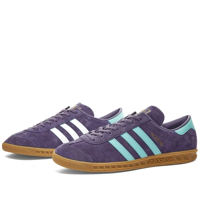 Adidas Originals Hamburg Trainers - Purple In Tech Purple Clear Aqua G |  ModeSens