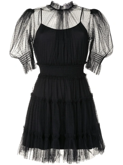 Shop Alice Mccall Nova Baby Mini Dress In Black