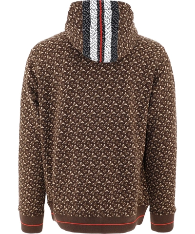 Shop Burberry Men's Brown Cotton Sweatshirt