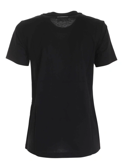 Shop Diesel Women's Black Cotton T-shirt