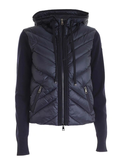 Shop Moncler - Down Jacket In Blue