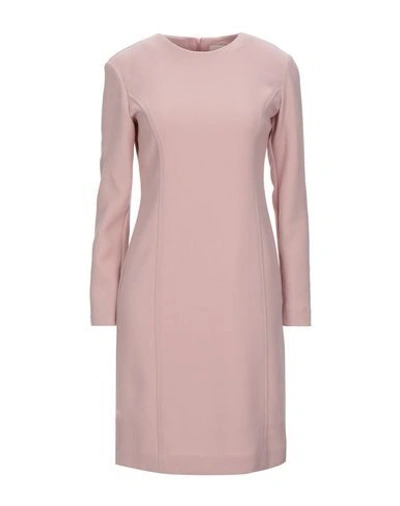 Shop L'autre Chose Short Dresses In Pale Pink