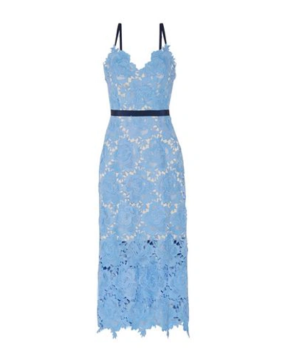 Shop Catherine Deane Long Dress In Sky Blue