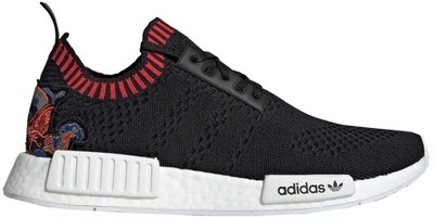 Pre-owned Adidas Originals Nmd R1 Primeknit Dragon Patch In Core Black/core  Black/red | ModeSens