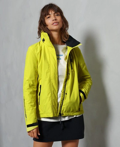 Shop Superdry Sprint Hurricane Jacket In Yellow