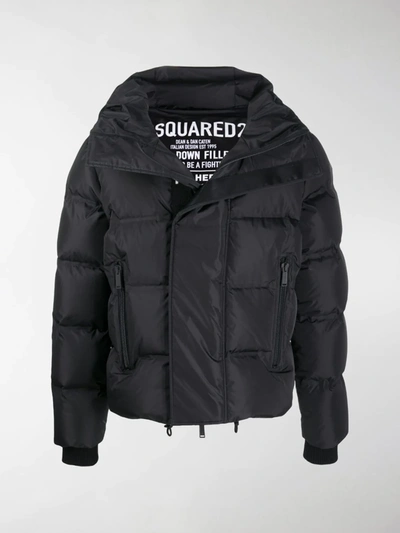 Shop Dsquared2 Padded Jacket In Black