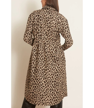 Shop Alani String Dress In Beige Leopard In Animal Print