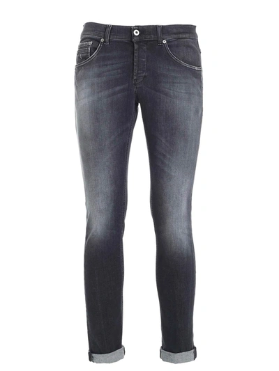 Shop Dondup Ritchie Jeans In Faded Black