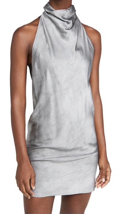Shop Rta Abella Dress In Cement Dyed