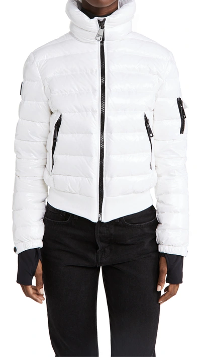 Shop Sam Luna Bomber Jacket In Snow