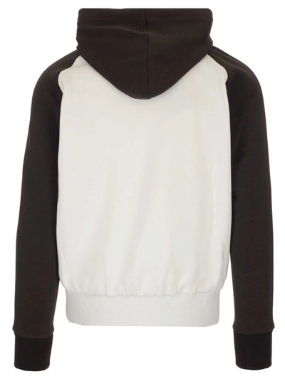 Shop Fendi Men's White Polyester Sweatshirt