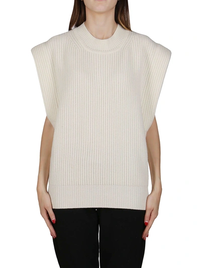 Shop Isabel Marant Women's Beige Wool Vest