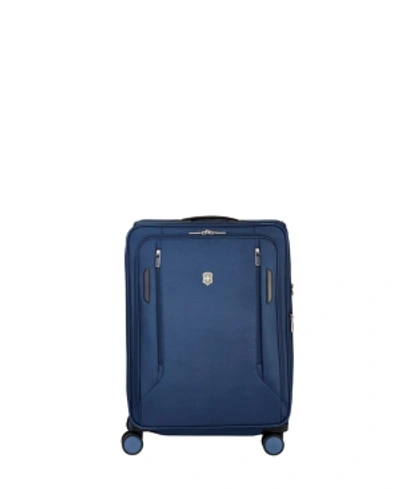 Shop Victorinox Swiss Army Vx Avenue 22" Frequent Flyer Softside Carry-on In Blue