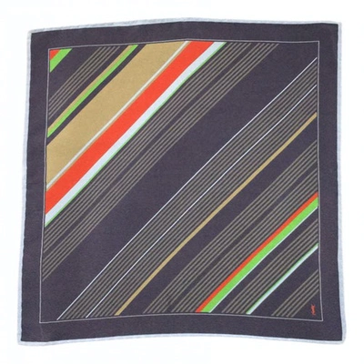 Pre-owned Saint Laurent Multicolour Silk Scarf & Pocket Squares