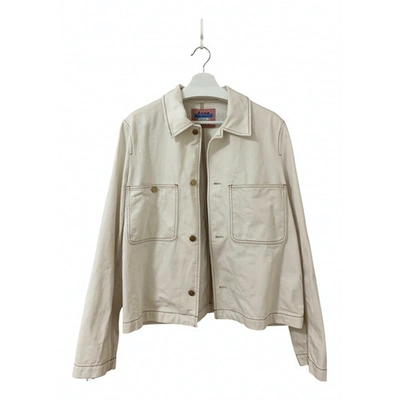 Pre-owned Acne Studios Ecru Cotton Jacket