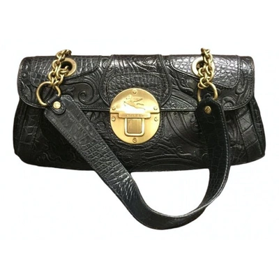 Pre-owned Etro Black Leather Handbag