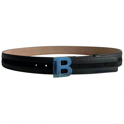 Pre-owned Bally Black Leather Belt