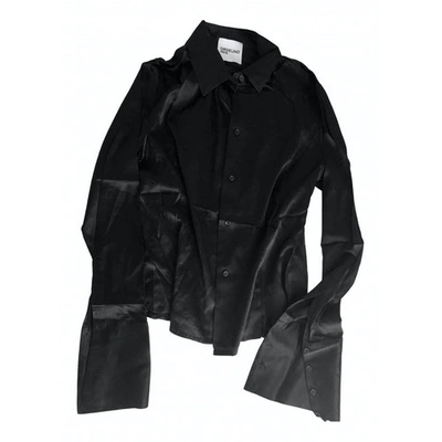 Pre-owned Orseund Iris Black Silk Tops