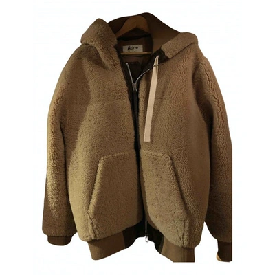 Pre-owned Acne Studios Camel Shearling Jacket