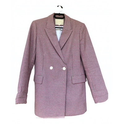 Pre-owned Maje Spring Summer 2020 Pink Cotton Jacket