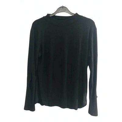 Pre-owned Lna Black Polyester Top