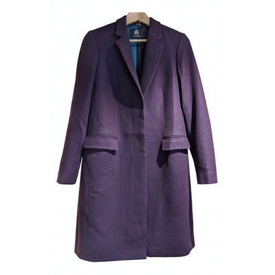 Pre-owned Paul Smith Purple Wool Coat